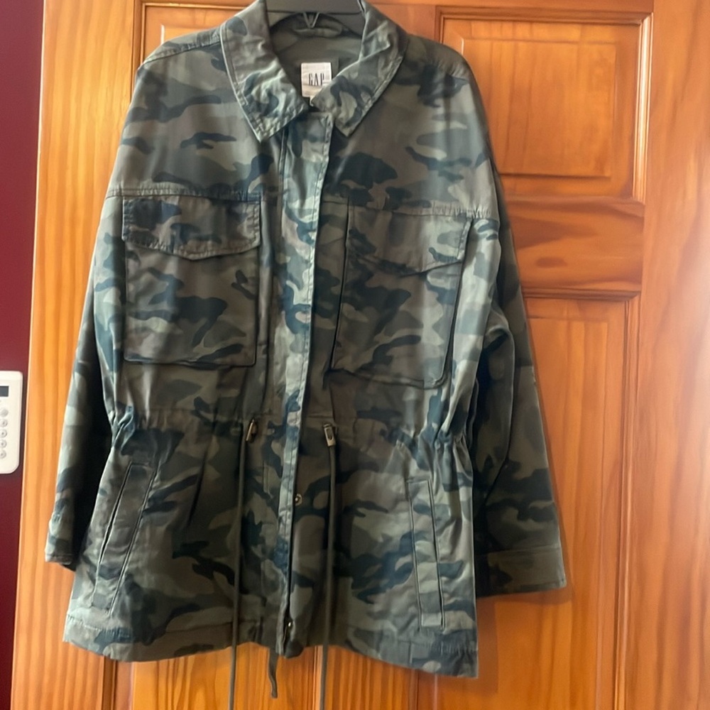 GAP camo military jacket